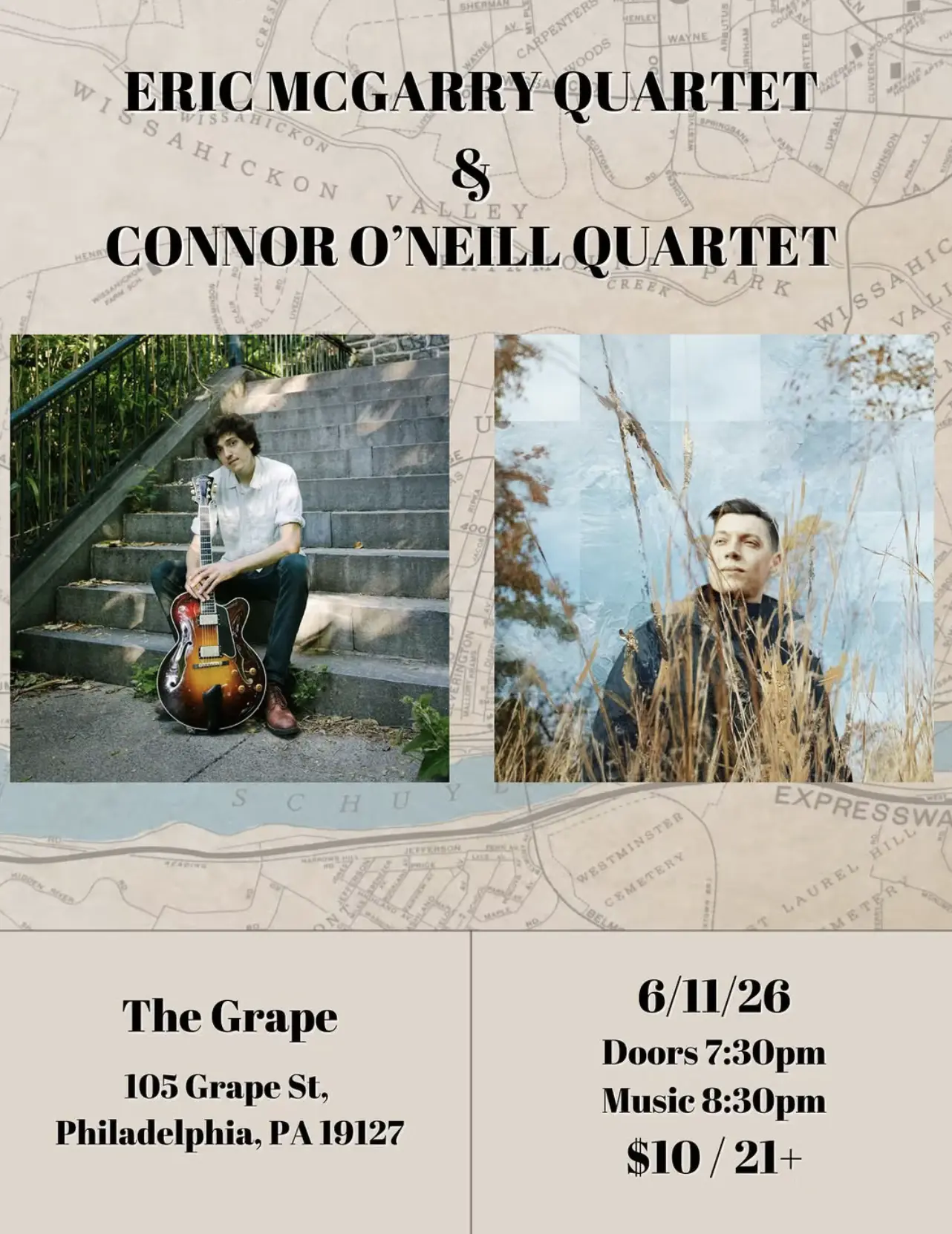 Connor O’Neill Quartet & Eric McGarry Quartet